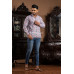 Men Multicolored Floral Printed Short Kurta (NS71)